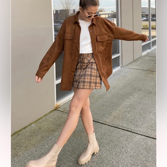 Ardene faux suede shacket - Picture 1 of 4